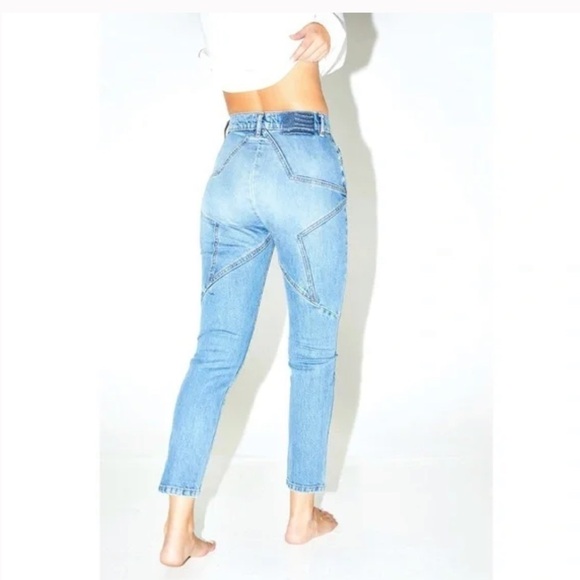 REVICE Denim - Revice Denim Star Pattern in Back Jeans